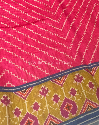 Semi Tussar Saree  - VVSTS009
