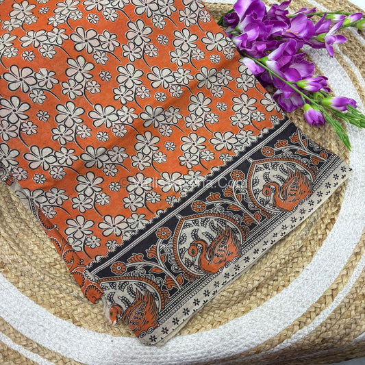 Pure Kalamkari Cotton Saree - VVPKC002