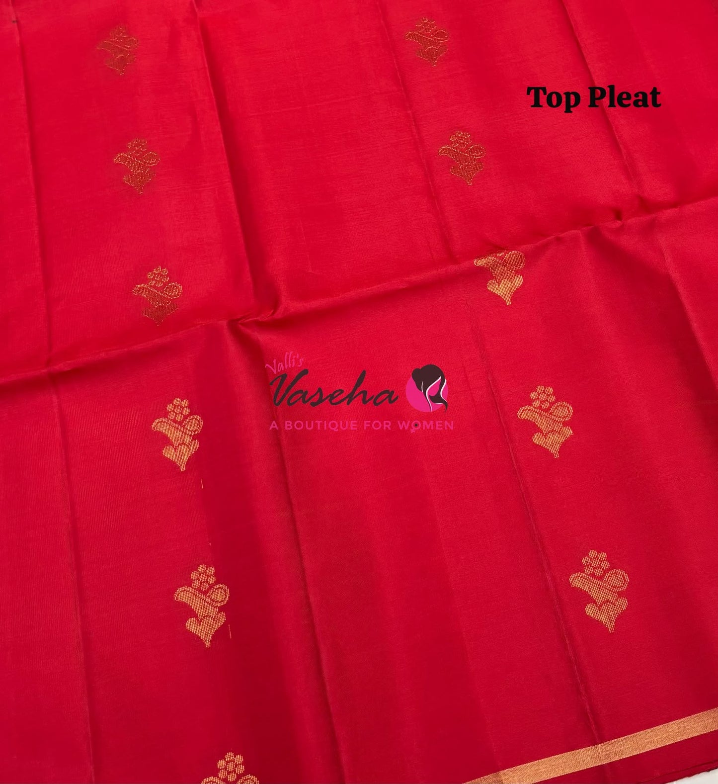Pure Soft Silk Saree - Partly Pallu -  Half & Half Saree - VVPSS088
