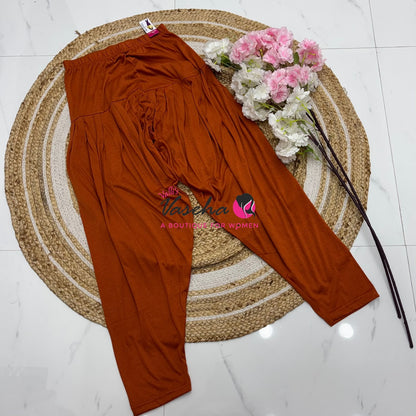 Semi Patiyala - Rust Orange Shade - VVSP001