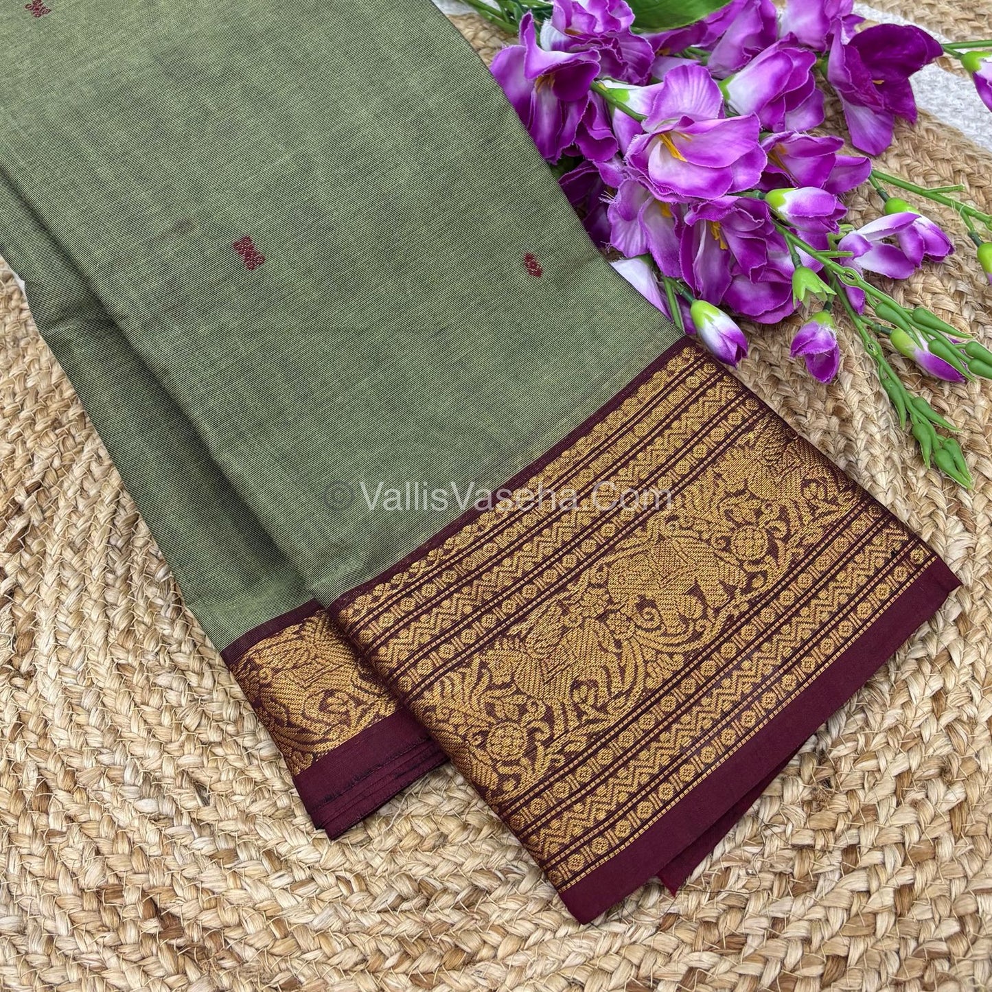 Kanchi Cotton Saree - VVKCS017