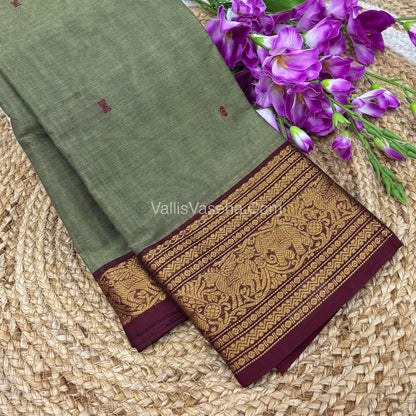 Kanchi Cotton Saree - VVKCS017