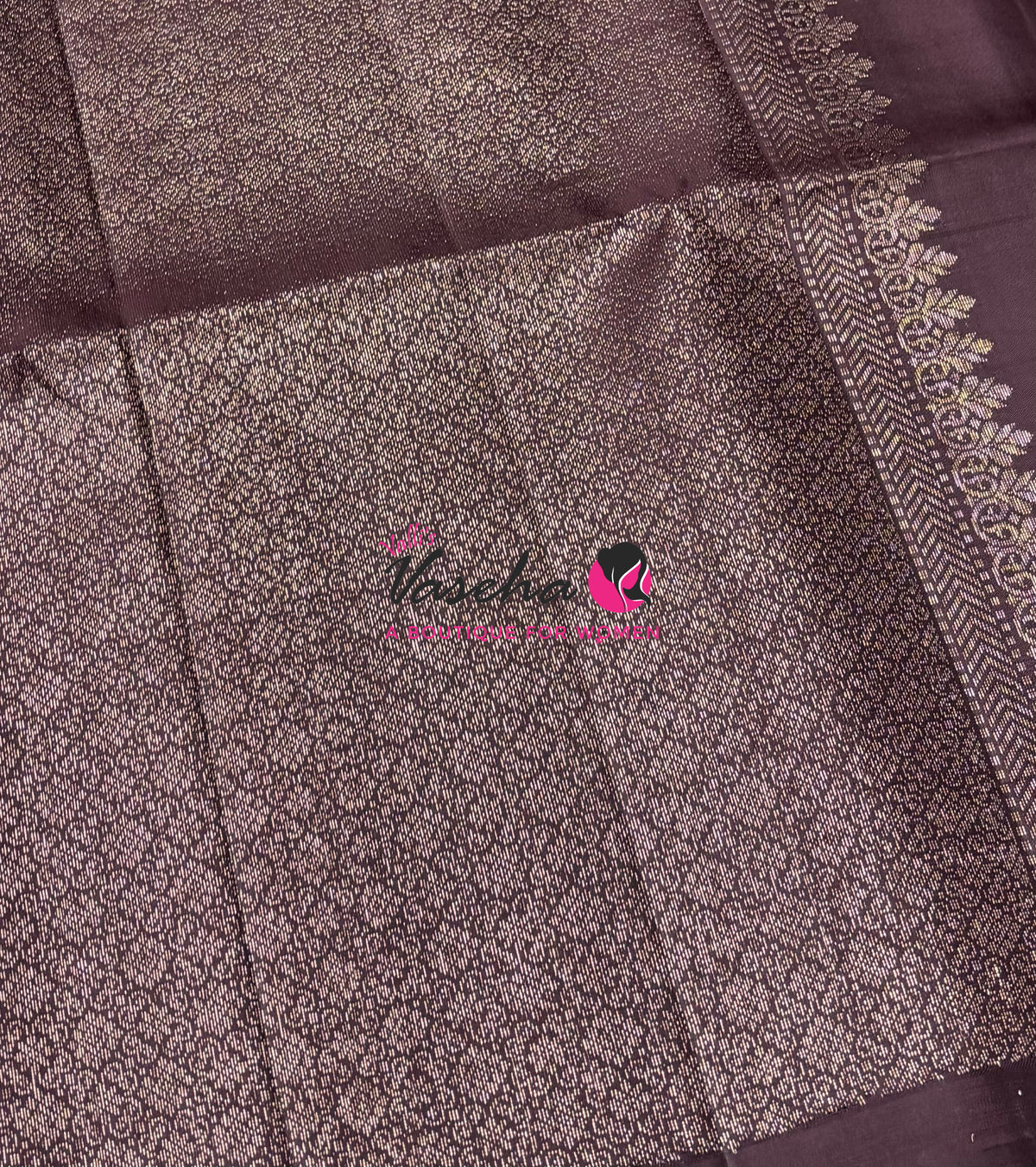 Pure Soft Silk Saree - Mustard Yellow & Wine Brown Shade - VVPSS055