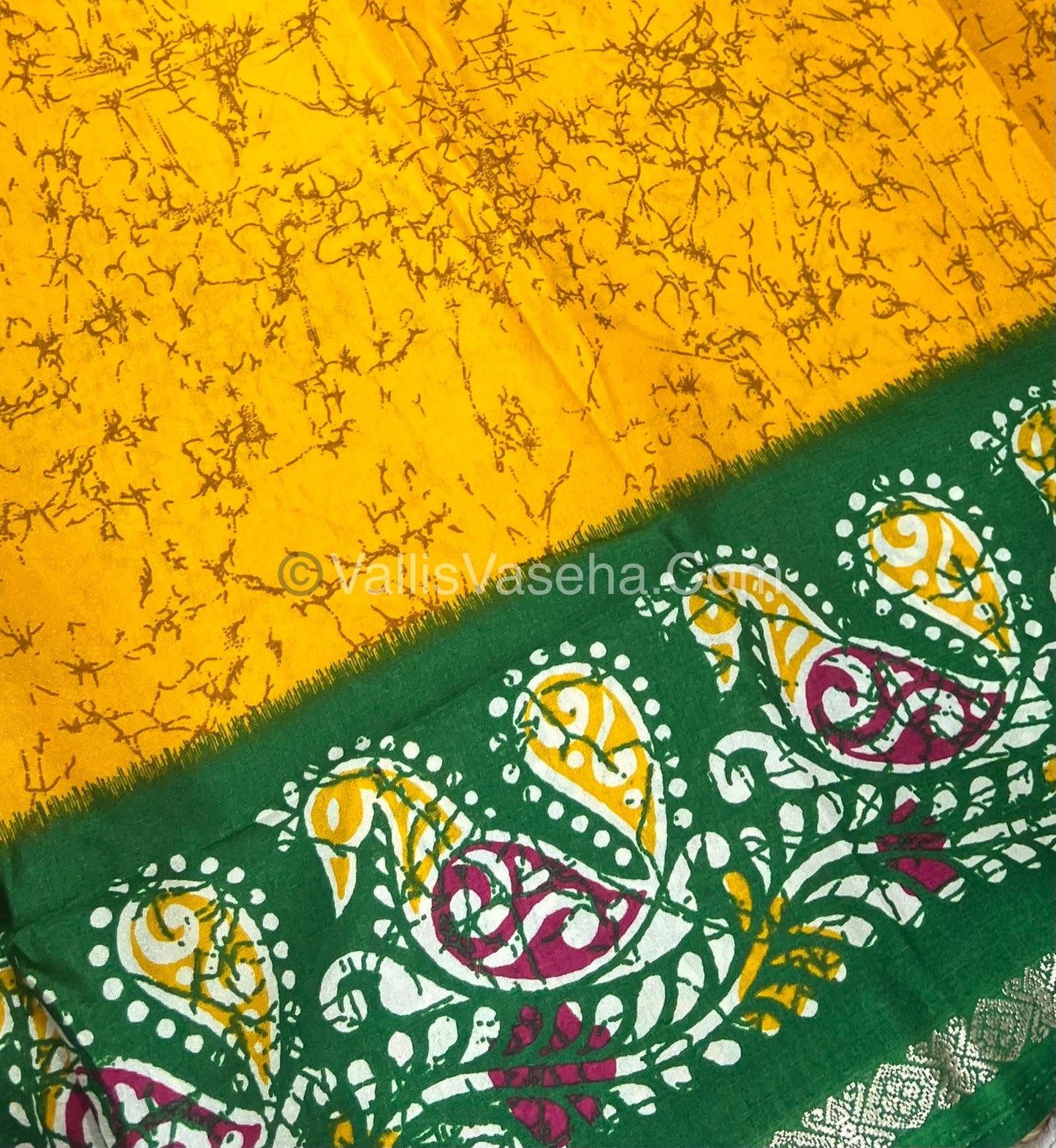 Budget Friendly Sarees - Casual Wear Sarees - Crackle Silk - VVCS002