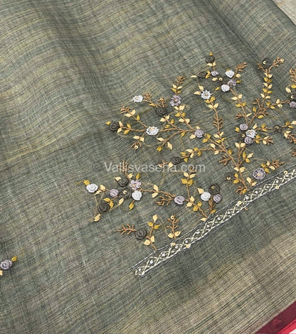 French Knot - Tissue Saree -  VVLFN001