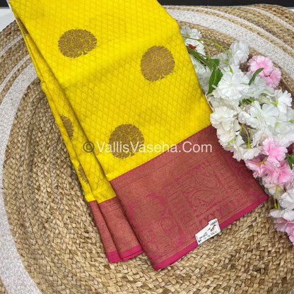 40% less - Offer Saree - Semi Banarsi Silk Saree - VVDS006