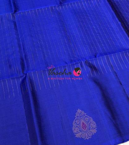 Pure Soft Silk Saree  - Blue Shade - VVPSS113