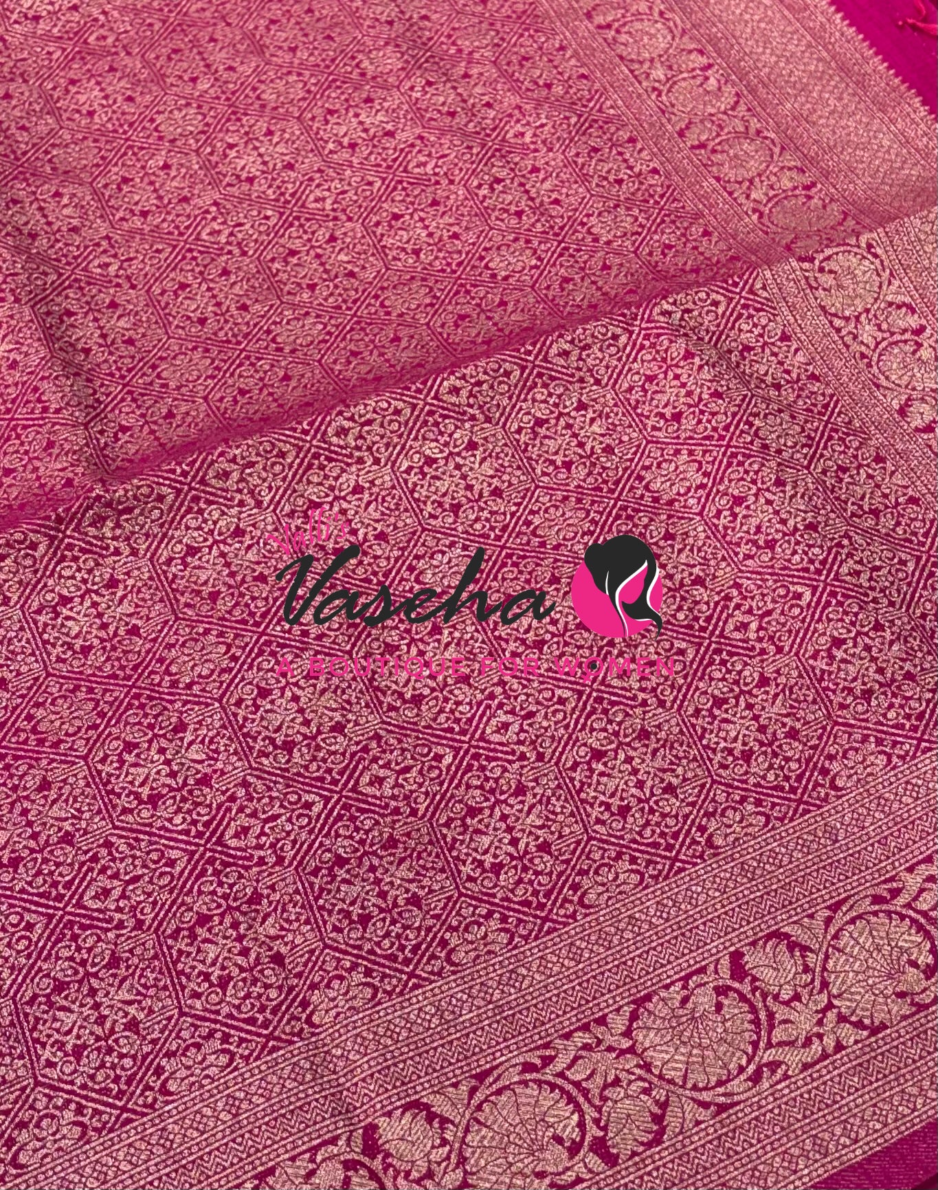 Banarasi - Heritage Silk - Semi Kathan Silk - Pink  Shade - VVBHS010