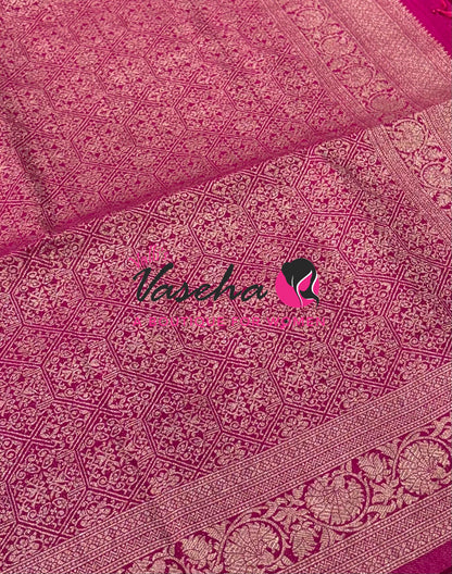 Banarasi - Heritage Silk - Semi Kathan Silk - Pink  Shade - VVBHS010