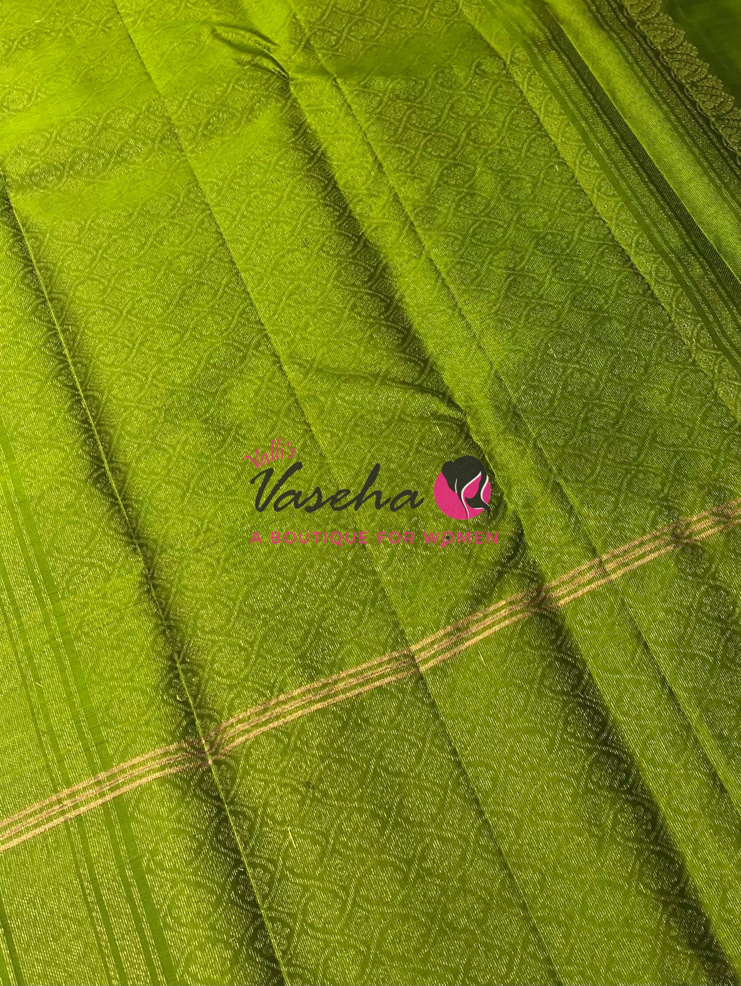 Half Mix - Pure Soft Silk Saree - Long Retta Petta Border with Butta - VVPSS084