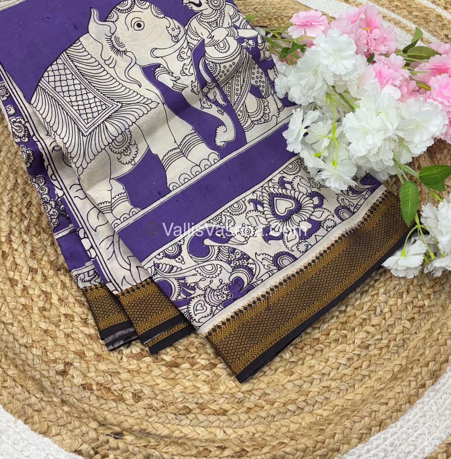 Chennur Silk | Kalamkari Prints | VVCKS006