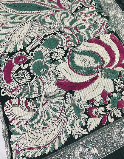 Jute Mixed Cotton Saree | VVJCS001