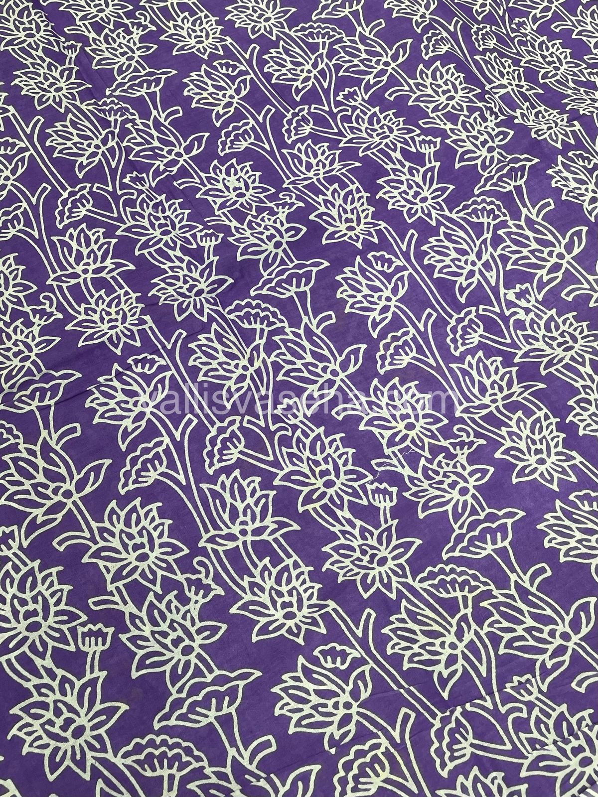 Pure Soft Mul Mul Cotton Sarees - Hand Block Prints - VVMMC008