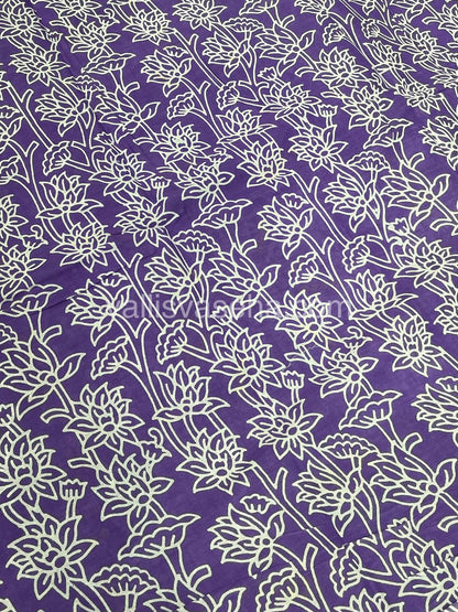 Pure Soft Mul Mul Cotton Sarees - Hand Block Prints - VVMMC008