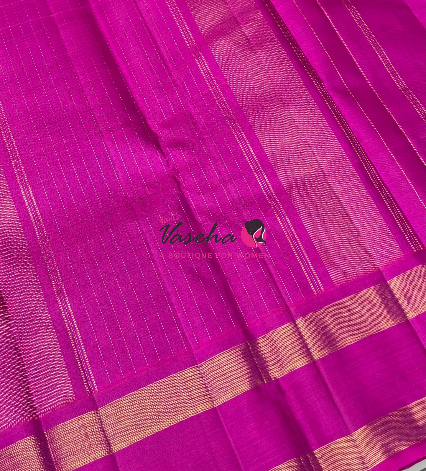 Pure Vintage Korvai Kanchipuram Silk Saree - Yellow/Green & Pink Combo - VVPS069
