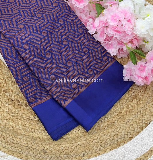 Mixed Cotton Brasso Saree - VVBS001