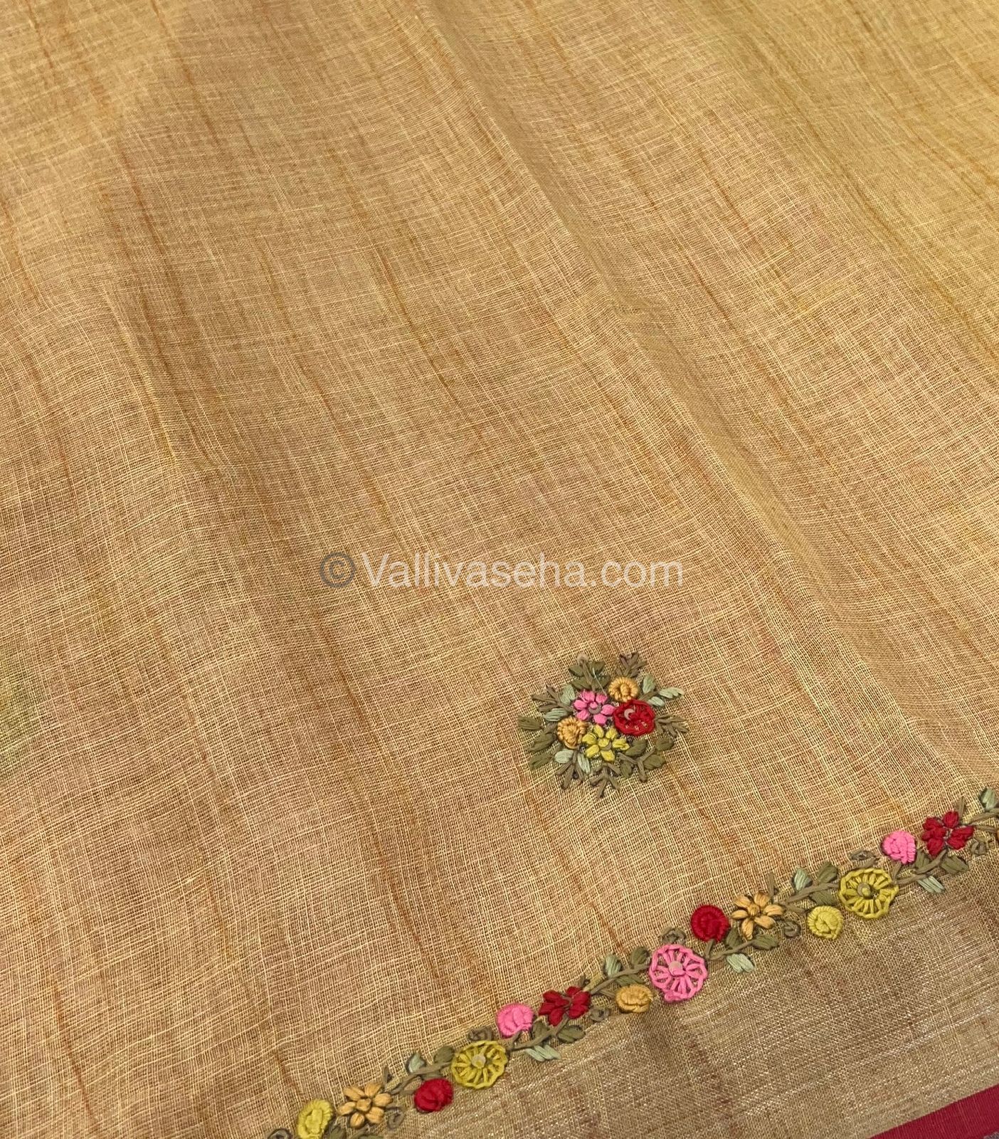 French Knot - Tissue Saree -  VVLFN001