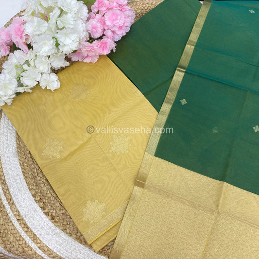 Unstitched Salwar Material -Silk Cotton - VVUSM006