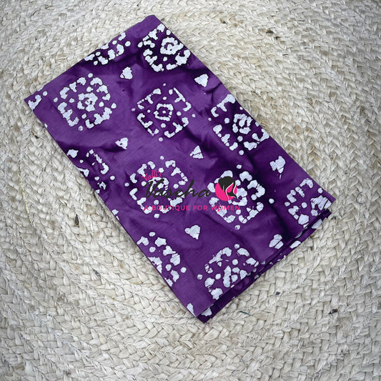 Blouse Bit - Pure Cotton - Batik Printed - 1 mtr - VVBB001