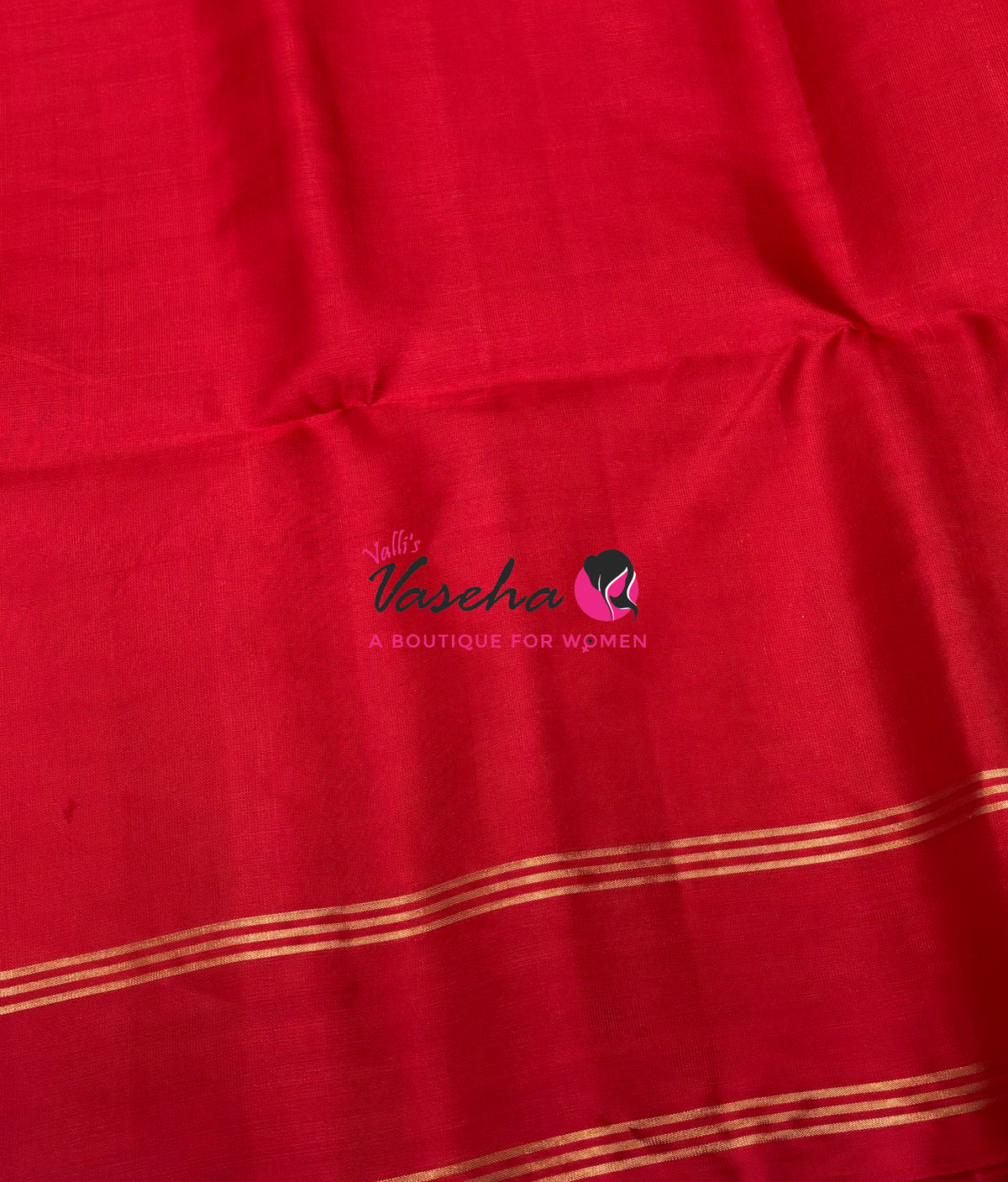 Pure Soft Silk Saree  - Mango Yellow & Red Combo - VVPSS136
