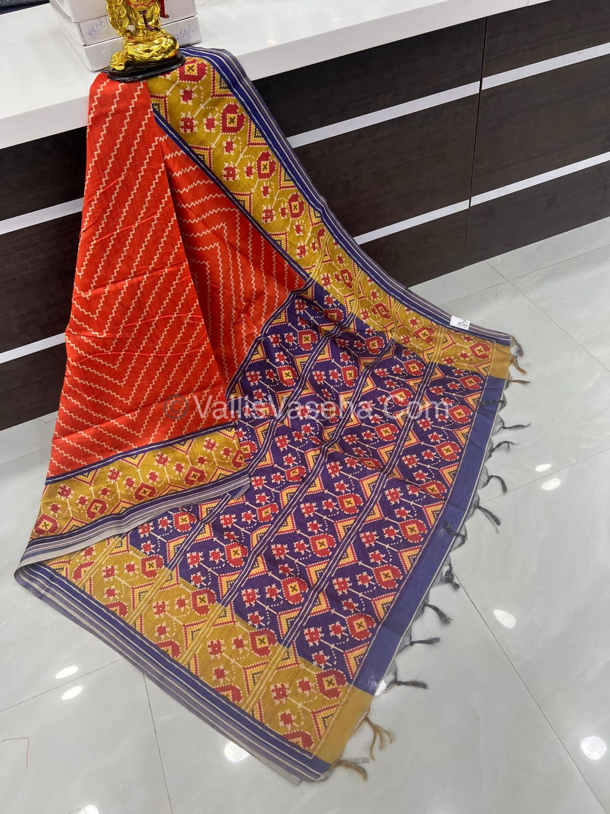 Semi Tussar Saree  - VVSTS009