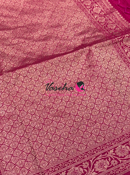 Banarasi - Heritage Silk - Semi Kathan Silk -  Pink Shade - VVBHS011