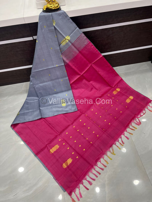 Vazhai Pattu Saree / Banana Pith - With Out Blouse - VVVPS001