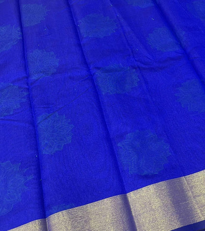 Banarasi - Kora Tanchoi - Semi Soft Silk Saree - VVKTS001