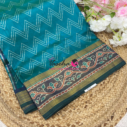 Semi Patola | Printed Silk Saree - Combo - VVSPS003