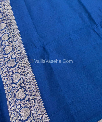 Banarasi - Heritage Silk - Semi Kathan Silk - Blue Shade- VVBHS001
