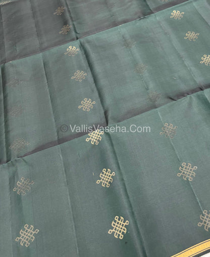 Pure Soft Silk Saree  - Green Shade - VVPSS074