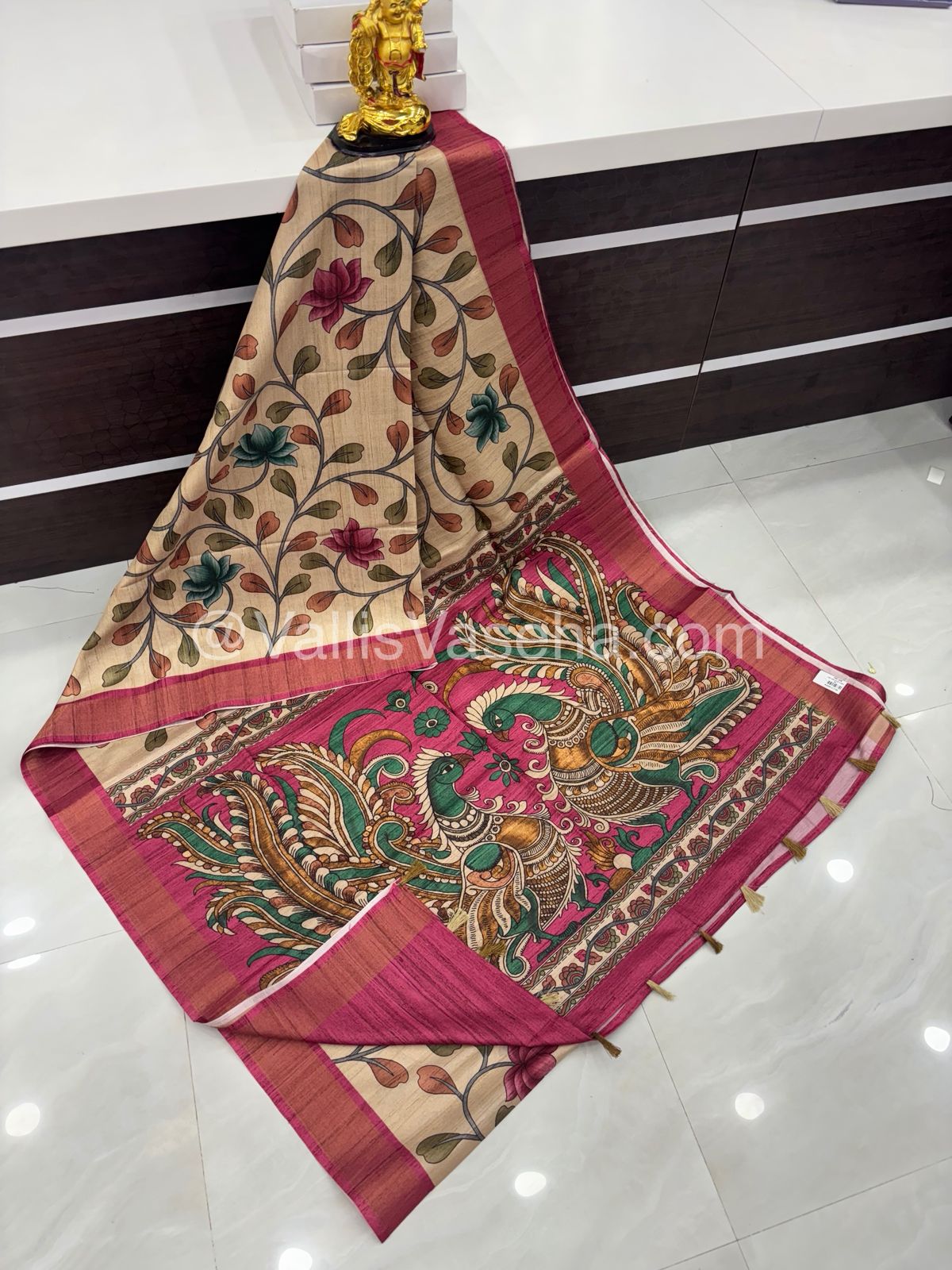 Art Tussar Silk / Semi Gicha Tussar Saree  - VVSGT003
