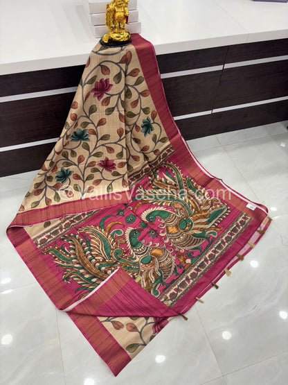 Art Tussar Silk / Semi Gicha Tussar Saree  - VVSGT003