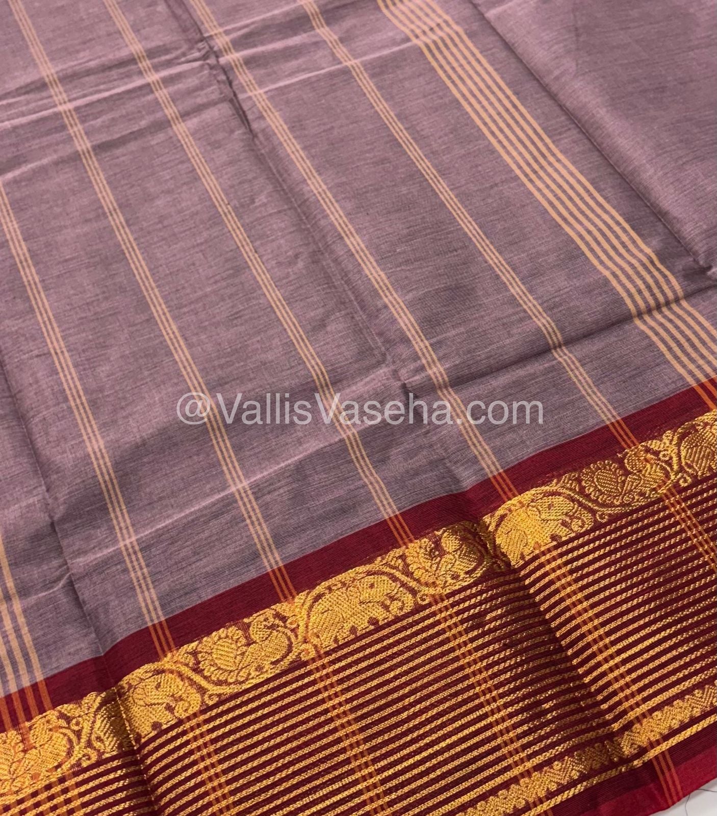 Kanchi Cotton Saree - VVKCS016