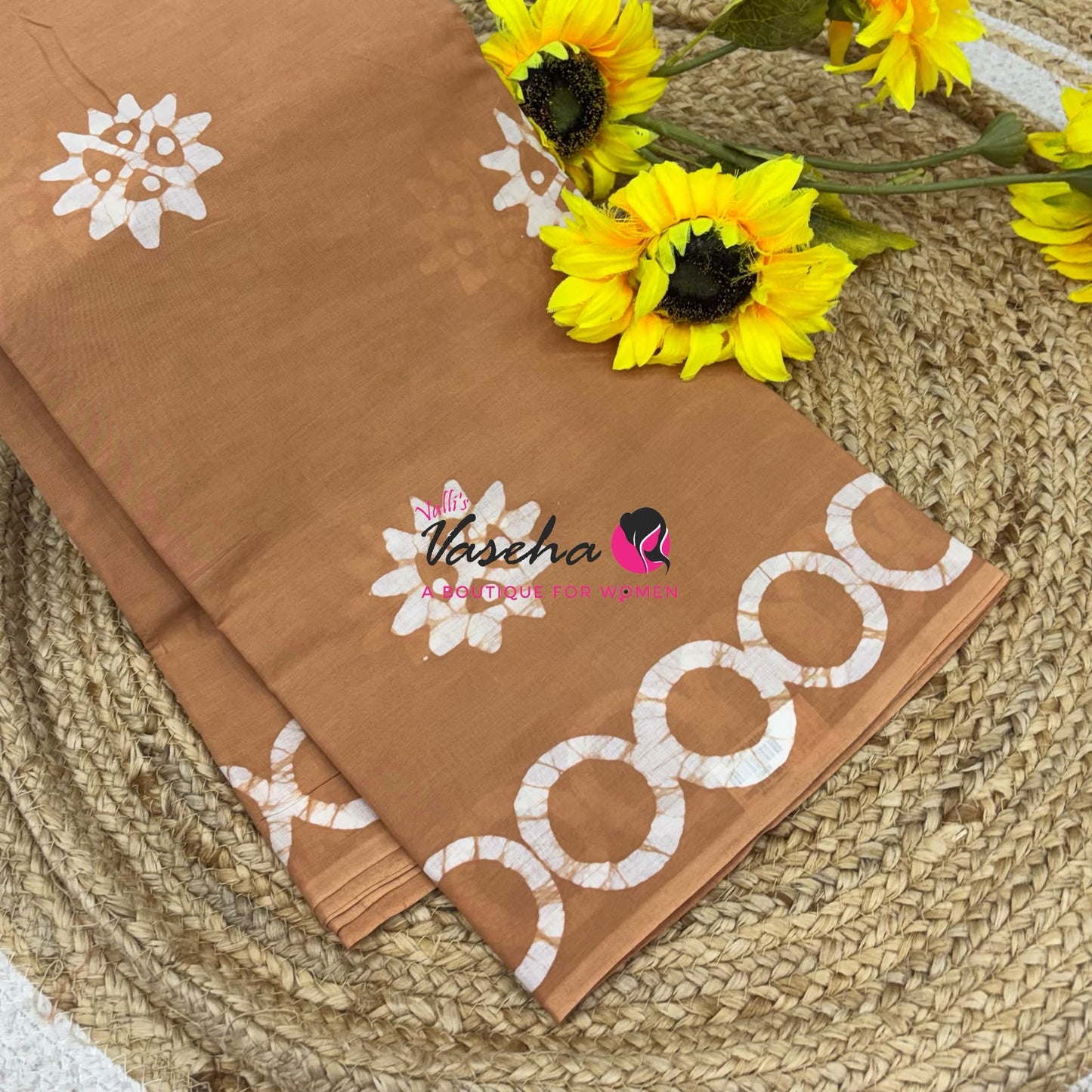 Pure Soft Mul Mul Cotton Sarees - Hand Block Prints - VVMMC009