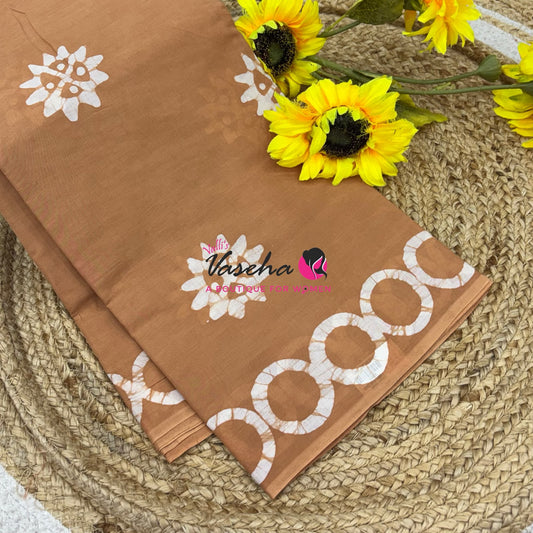 Pure Soft Mul Mul Cotton Sarees - Hand Block Prints - VVMMC009