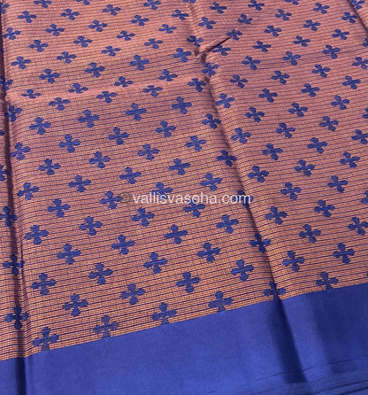 Mixed Cotton Brasso Saree - VVBS001