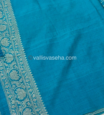 Banarasi - Heritage Silk - Semi Kathan Silk - Light Blue Shade- VVBHS001