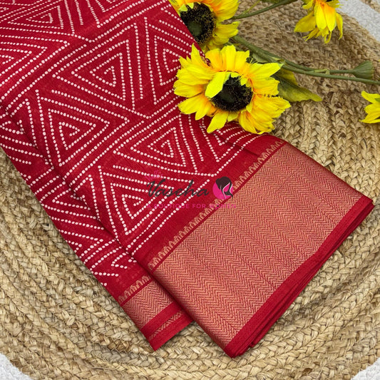 Semi Binny Silk | Red |VVSBS007