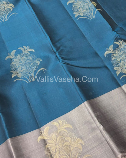 Half Mix - Pure Soft Silk Saree - VVPSS049