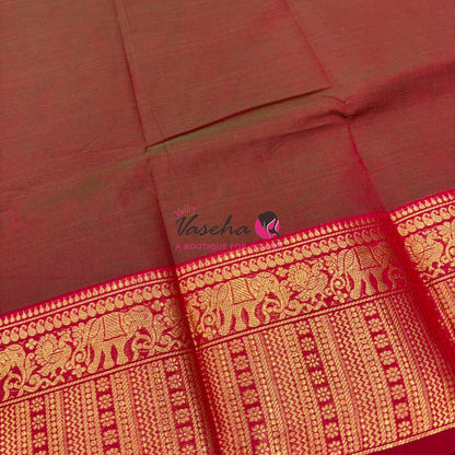 Kanchi Cotton Saree - VVKCS019