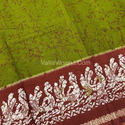 Budget Friendly Sarees - Casual Wear Sarees - Crackle Silk - VVCS002