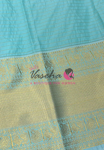 Semi Bridal Kanchi Silk  - Korvai - Premium- VVSKS008