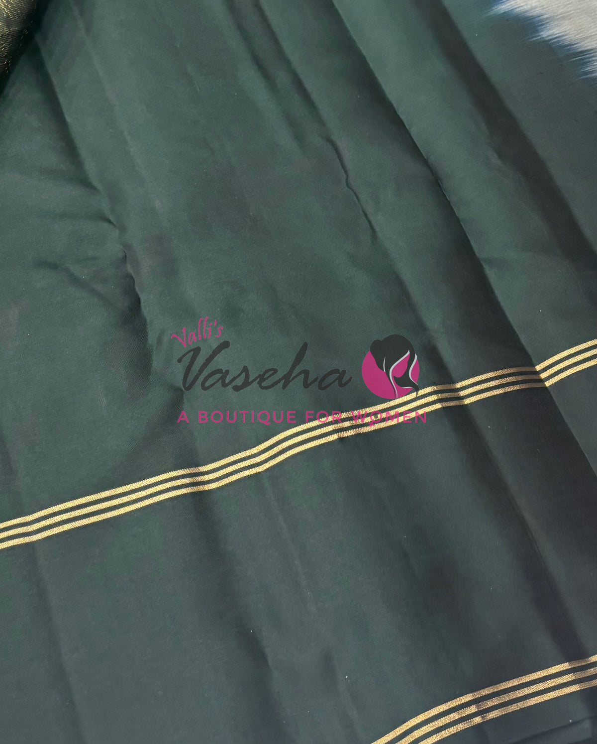 Half Mix - Pure Soft Silk Saree - Long Retta Petta Border with Butta - VVPSS105