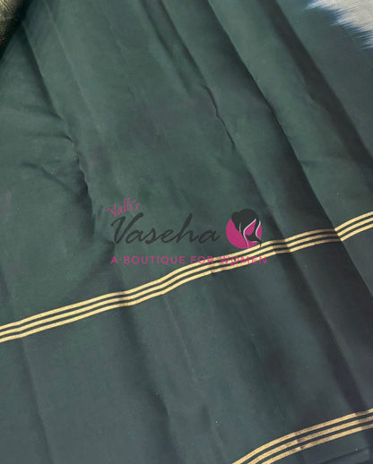 Half Mix - Pure Soft Silk Saree - Long Retta Petta Border with Butta - VVPSS105