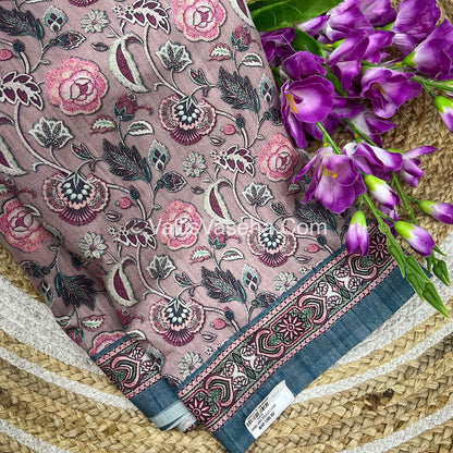 40% less - Offer Saree - Chanderi Mixed Saree - VVDS007