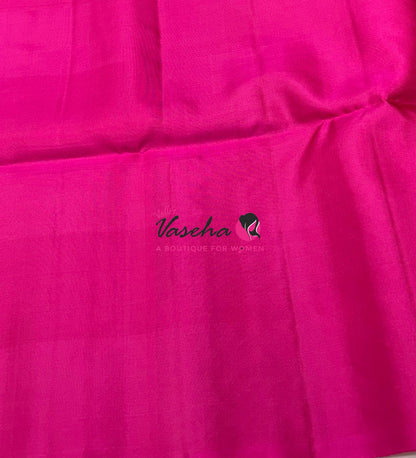 Half Mix - Pure Soft Silk Saree - Pazhum Pazhamum Checks - VVPSS103