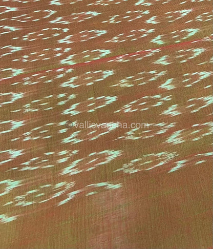 Ikkat Mercerised Cotton Saree - VVIKS001