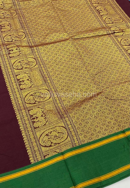 Premium Kanchi Cotton Saree - VVKCS004