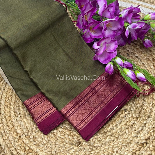 Dhaka Cotton Saree - VVDCS001